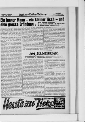 Berliner Volkszeitung vom 17.01.1930
