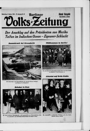 Berliner Volkszeitung vom 06.02.1930