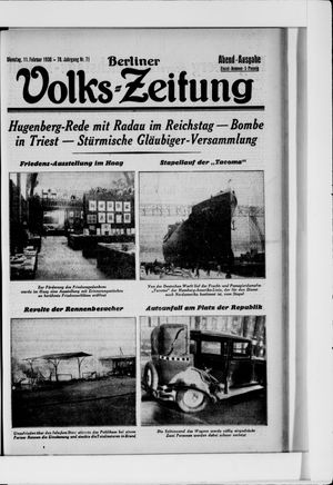 Berliner Volkszeitung on Feb 11, 1930
