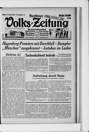 Berliner Volkszeitung on Feb 12, 1930