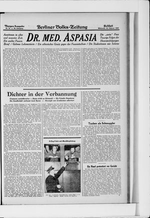 Berliner Volkszeitung vom 12.02.1930