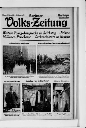 Berliner Volkszeitung on Feb 12, 1930
