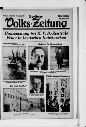 Berliner Volkszeitung on Feb 18, 1930