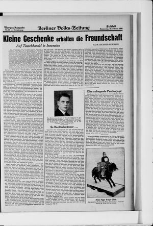 Berliner Volkszeitung on Feb 20, 1930