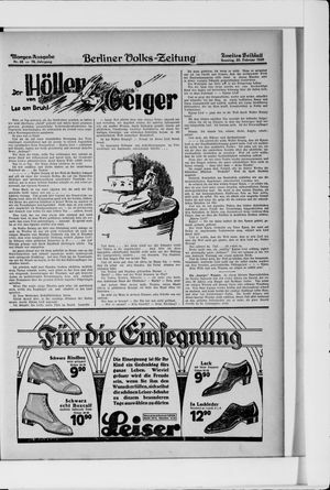 Berliner Volkszeitung vom 23.02.1930