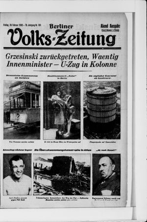 Berliner Volkszeitung vom 28.02.1930