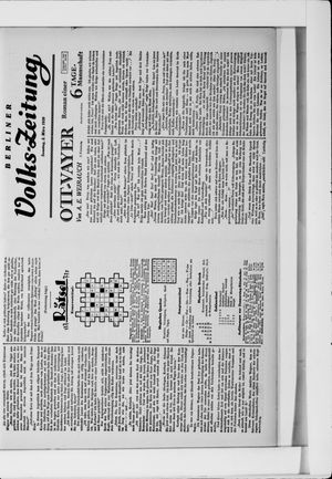 Berliner Volkszeitung vom 02.03.1930