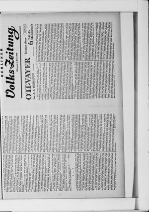 Berliner Volkszeitung vom 05.03.1930