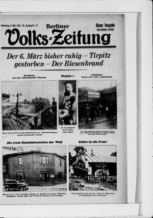 Berliner Volkszeitung on Mar 6, 1930