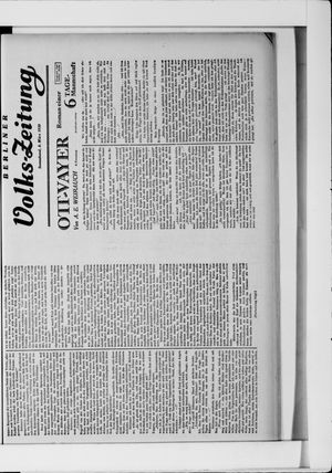 Berliner Volkszeitung vom 08.03.1930