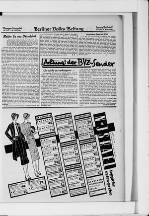 Berliner Volkszeitung vom 09.03.1930