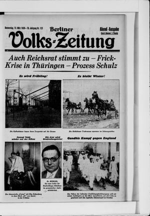 Berliner Volkszeitung on Mar 13, 1930