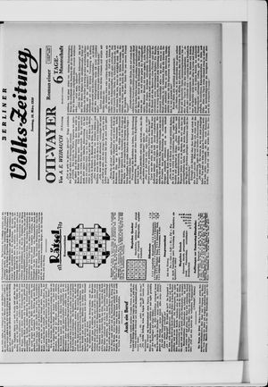 Berliner Volkszeitung on Mar 16, 1930