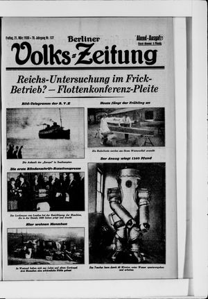 Berliner Volkszeitung vom 21.03.1930