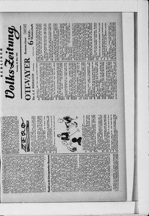 Berliner Volkszeitung on Mar 25, 1930