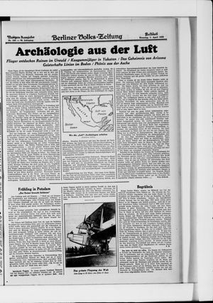 Berliner Volkszeitung vom 01.04.1930