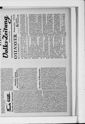 Berliner Volkszeitung vom 01.04.1930