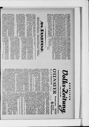 Berliner Volkszeitung vom 04.04.1930