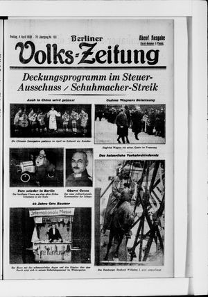 Berliner Volkszeitung on Apr 4, 1930