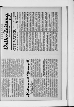 Berliner Volkszeitung vom 05.04.1930