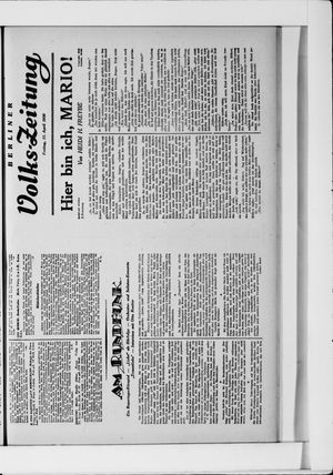 Berliner Volkszeitung on Apr 11, 1930