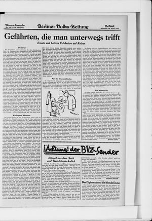 Berliner Volkszeitung vom 16.04.1930