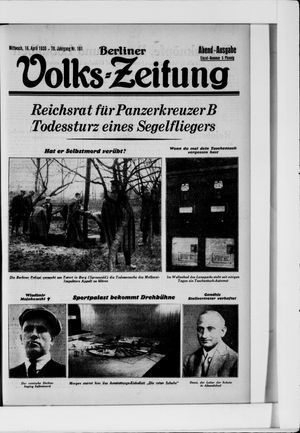 Berliner Volkszeitung vom 16.04.1930