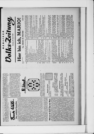Berliner Volkszeitung vom 27.04.1930