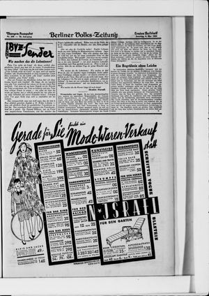 Berliner Volkszeitung vom 04.05.1930