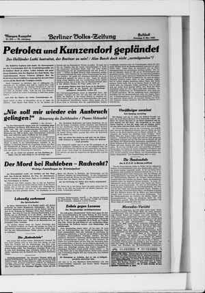 Berliner Volkszeitung vom 06.05.1930