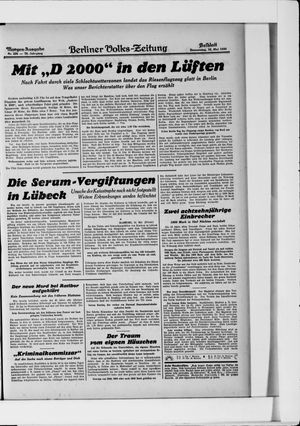 Berliner Volkszeitung vom 15.05.1930