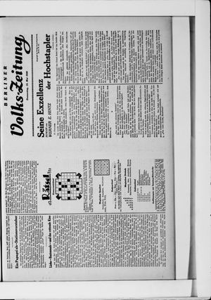 Berliner Volkszeitung vom 15.05.1930