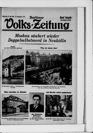 Berliner Volkszeitung vom 22.05.1930
