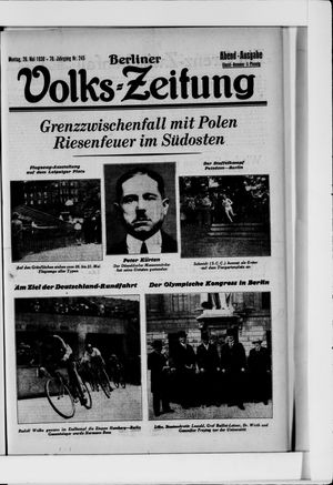 Berliner Volkszeitung vom 26.05.1930