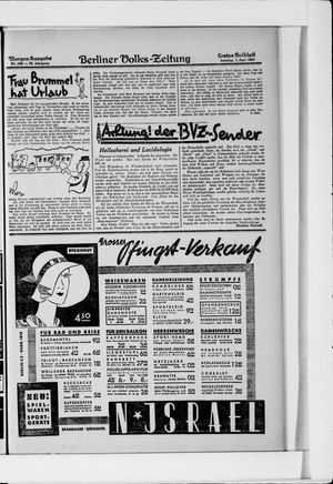 Berliner Volkszeitung vom 01.06.1930
