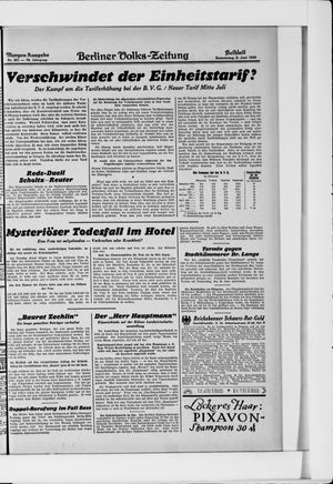 Berliner Volkszeitung vom 05.06.1930
