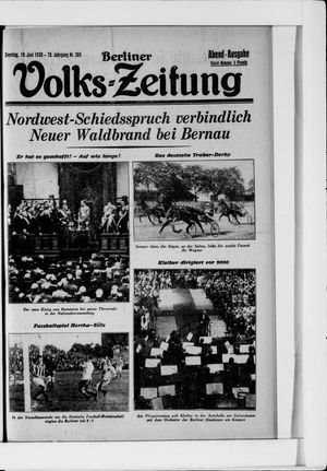Berliner Volkszeitung vom 10.06.1930
