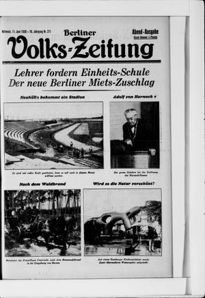 Berliner Volkszeitung vom 11.06.1930