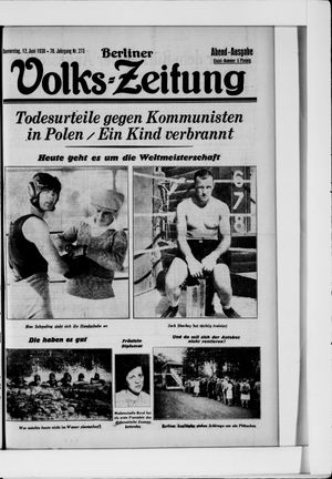 Berliner Volkszeitung vom 12.06.1930