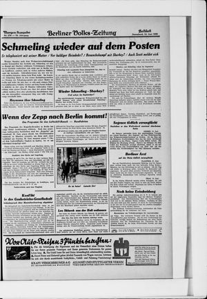 Berliner Volkszeitung vom 14.06.1930