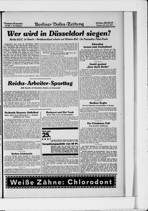 Berliner Volkszeitung vom 22.06.1930