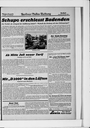 Berliner Volkszeitung on Jun 24, 1930