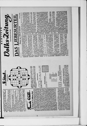 Berliner Volkszeitung vom 26.06.1930