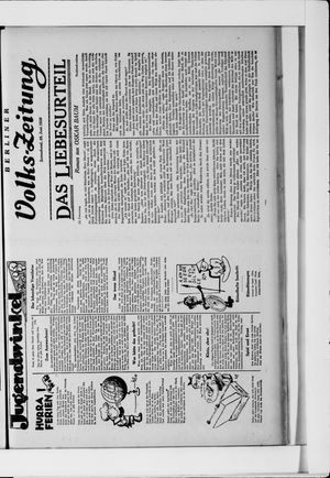Berliner Volkszeitung vom 28.06.1930