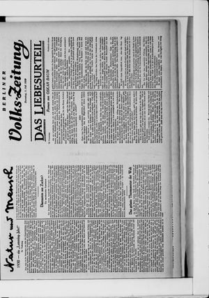 Berliner Volkszeitung vom 01.07.1930