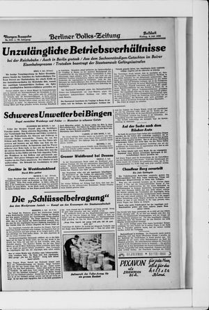 Berliner Volkszeitung vom 04.07.1930