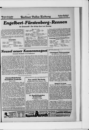 Berliner Volkszeitung vom 06.07.1930