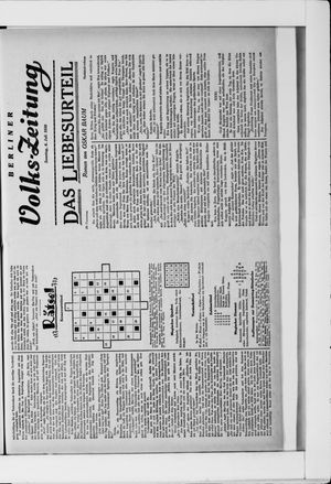 Berliner Volkszeitung vom 06.07.1930