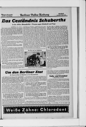 Berliner Volkszeitung vom 08.07.1930