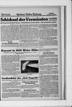 Berliner Volkszeitung vom 09.07.1930